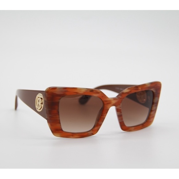 NEW BE4344 3940/13 BURBERRY SUNGLASSES B 4344 BROWN CAT EYE EYEWEAR BURBERRY - Picture 9 of 11